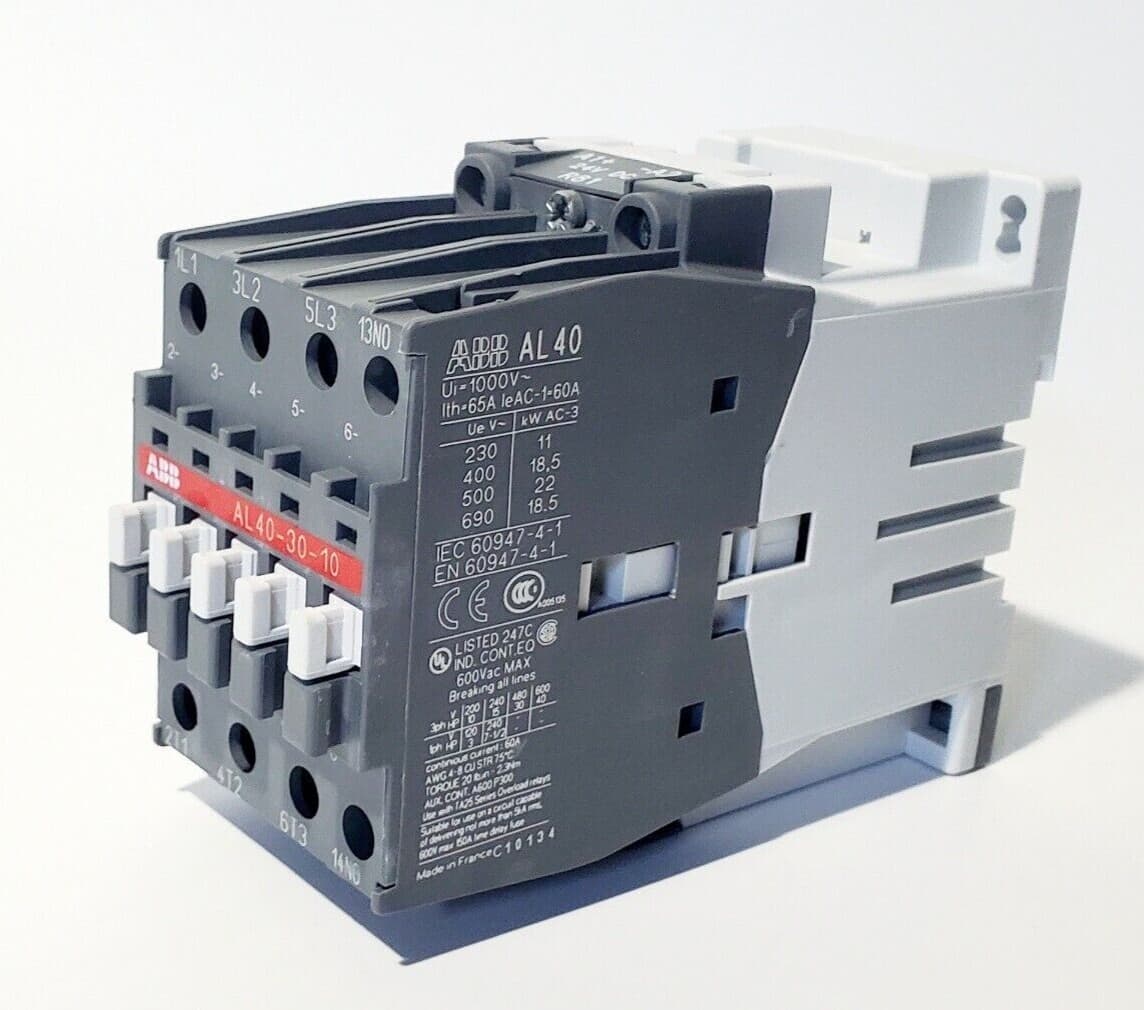ABB Coil Contactor 25A, 24VDC - AL40-30-10 - 1SBL323001R8110